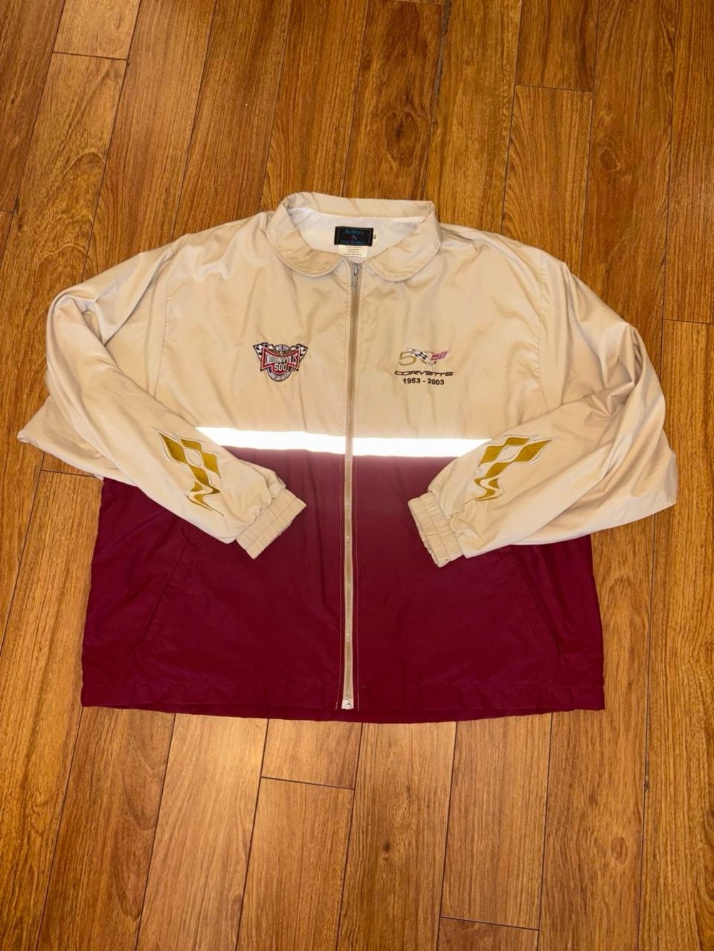 Vintage 2002 Corvette 50th anniversary 86th Indy 500 Pace Car Jacket